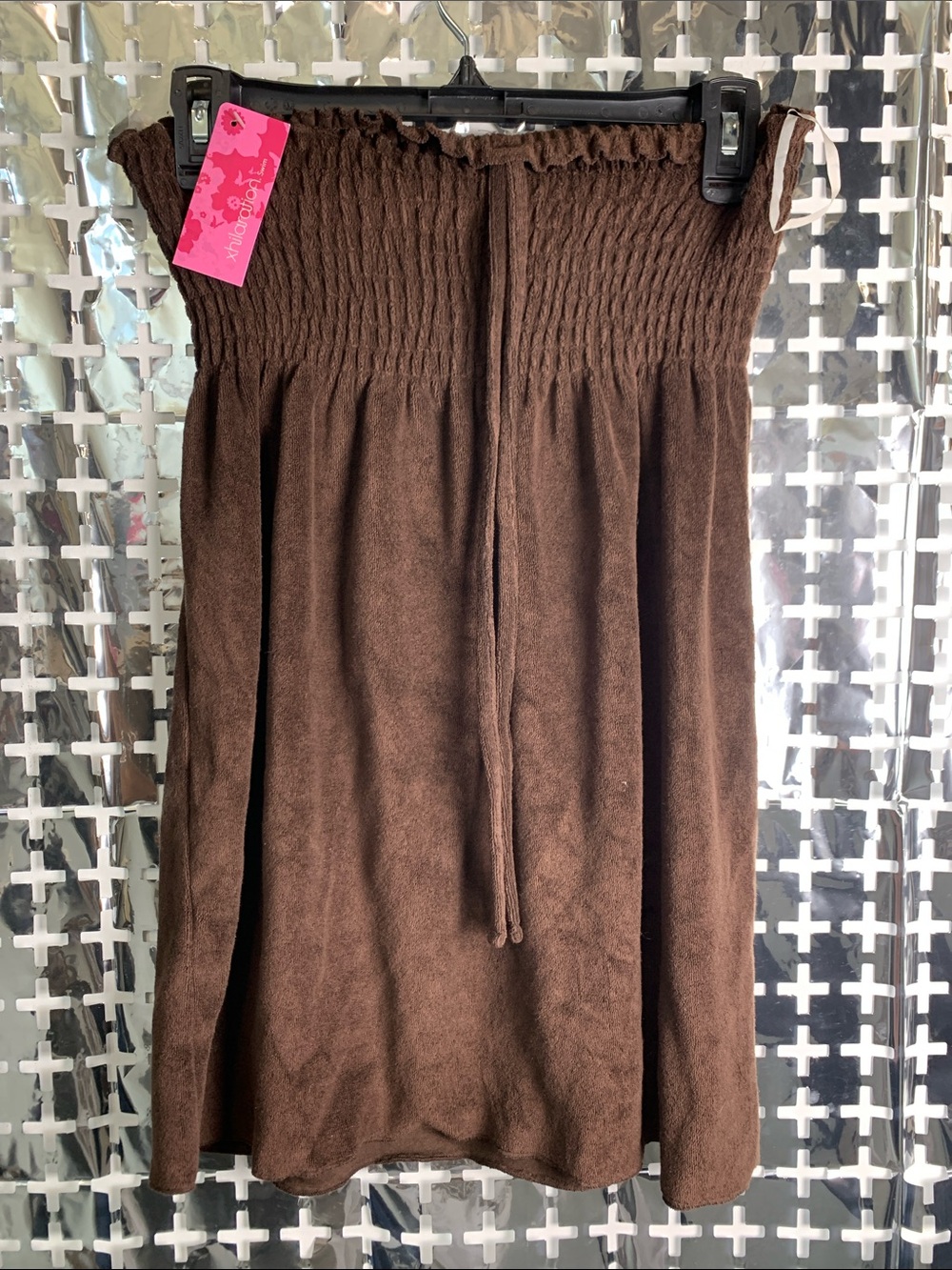 Xhilaration Brown Girls Swim Coverup Dress